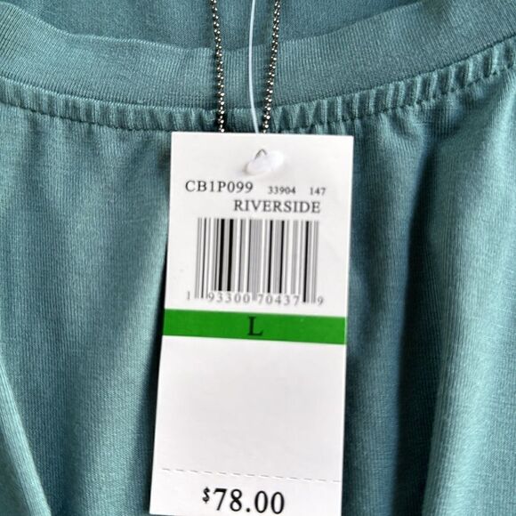 Teal bluish gray knit dress by Cupid size large - Picture 12 of 12